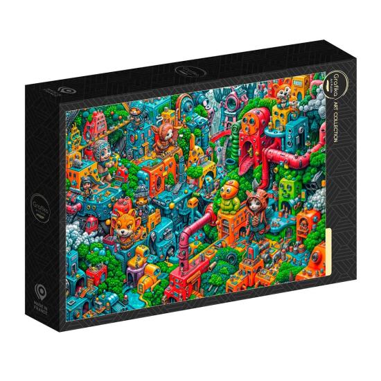 Puzzle Grafika Robotopia de 1000 Peças