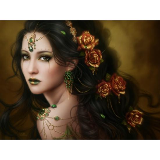 Puzzle Grafika Golden Rose de 2000 peças