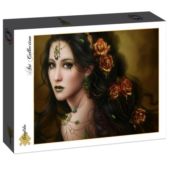 Puzzle Grafika Golden Rose de 2000 peças