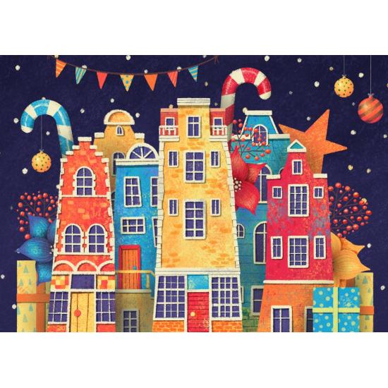 Puzzle Grafika O Natal Está Chegando de 500 Peças