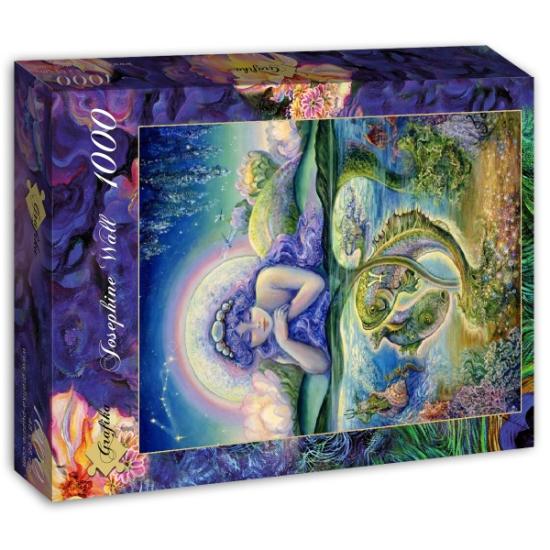 Puzzle Grafika Signo do Zodíaco, Peixes 1000 Peças