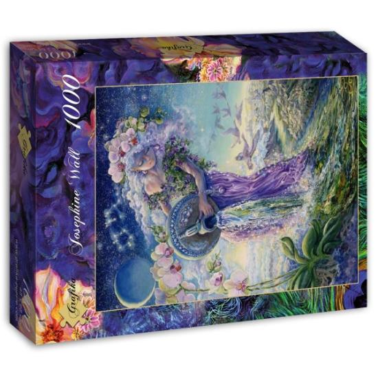 Puzzle Grafika Signo do Zodíaco, Aquário 1000 Peças
