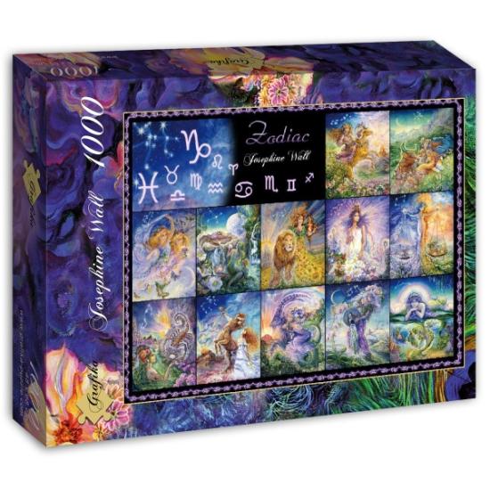 Puzzle Grafika Signos do Zodíaco de 1000 Peças