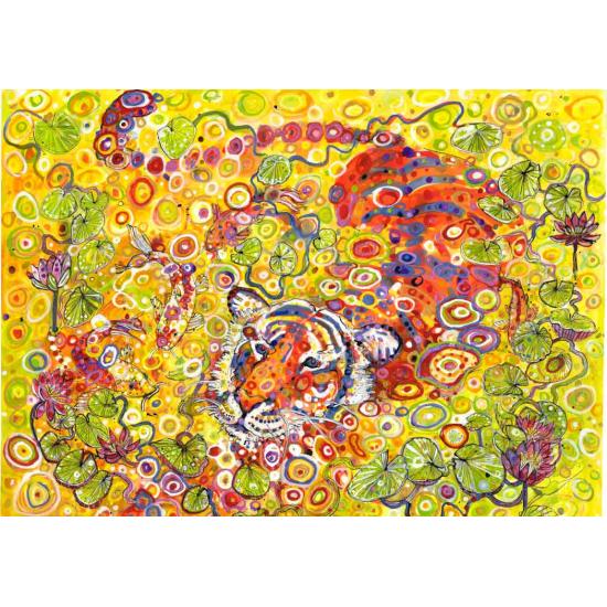 Puzzle Grafika Natação Tiger 1500 Peças