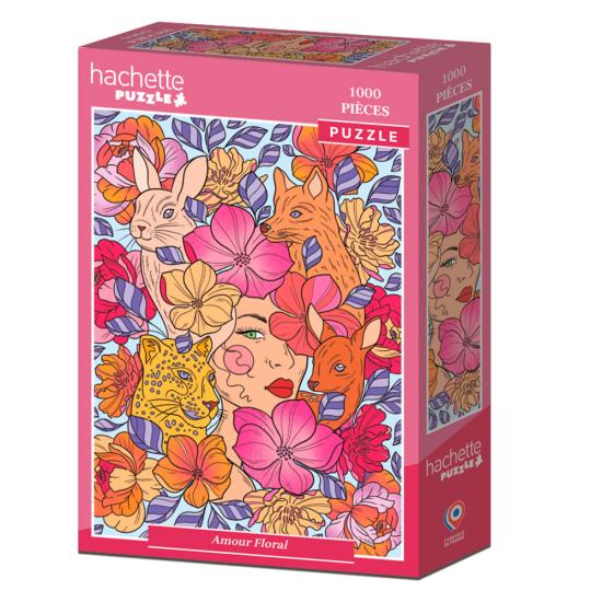 Puzzle Hachette Amor Floral 1000 peças