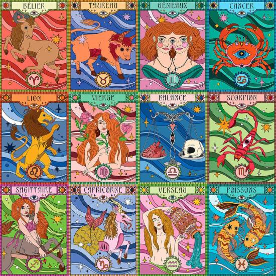 Puzzle Hachette Astrologia 1000 peças Puzzle Hachette Astrologia 1000 peças