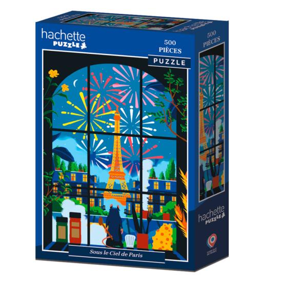 Puzzle Hachette Sob o céu de Paris 500 Peças Puzzle Hachette Sob o céu de Paris 500 Peças