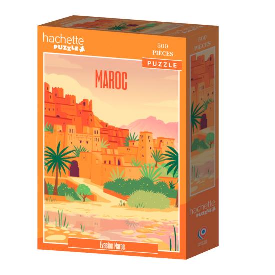 Puzzle Hachette Fuja a Marrocos 500 Peças