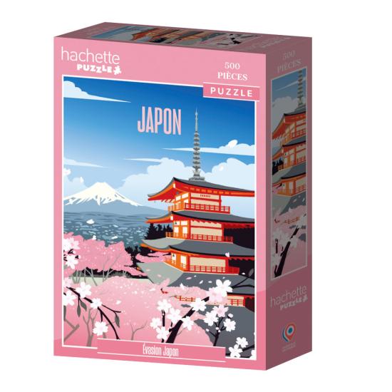Puzzle Hachette Fuja a Japão 500 Peças