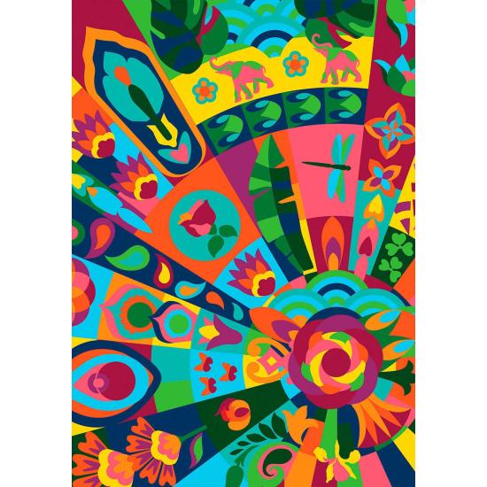 Puzzle Hachette Mandala 500 Peças Puzzle Hachette Mandala 500 Peças