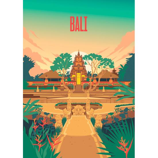 Puzzle Hachette Sonhos De Férias Em Bali 500 Peças