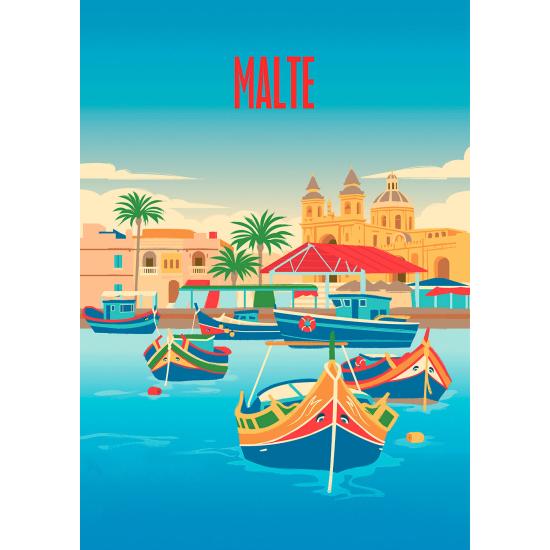 Puzzle Hachette Sonhos De Férias Em Malta 500 Peças