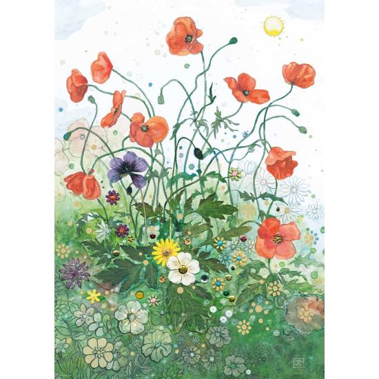 Puzzle de 1000 peças Hey Red Poppies