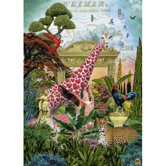 Puzzle Heye Amor de Girafa de 1000 peças