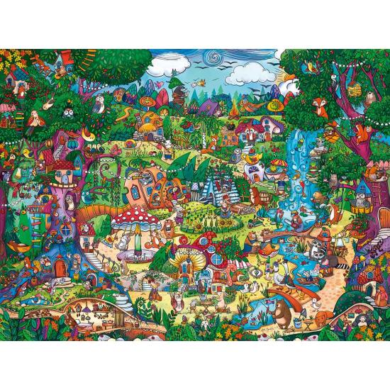 Puzzle Heye Forest com vida 1500 peças