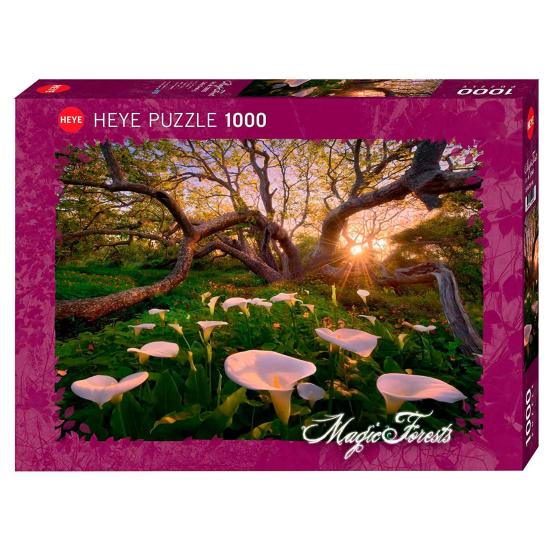 Puzzle Heye Florestas Mágicas, Clareira de Calas de 1000 Peças