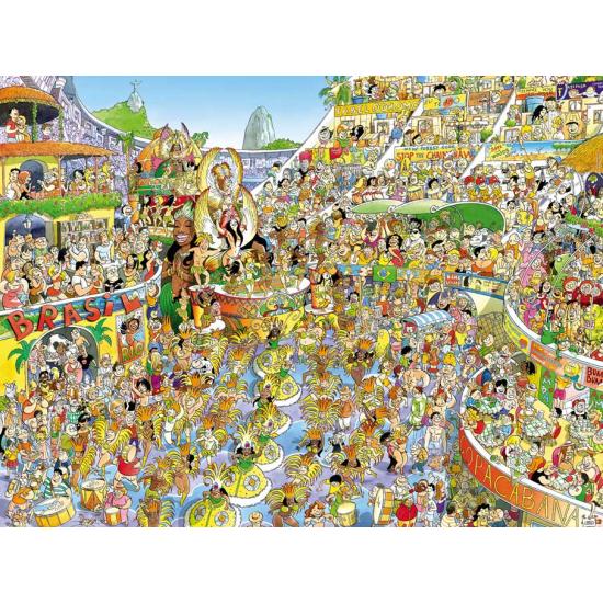 Puzzle de Carnaval do Rio Hey, Caixa Triangular de 1500 P