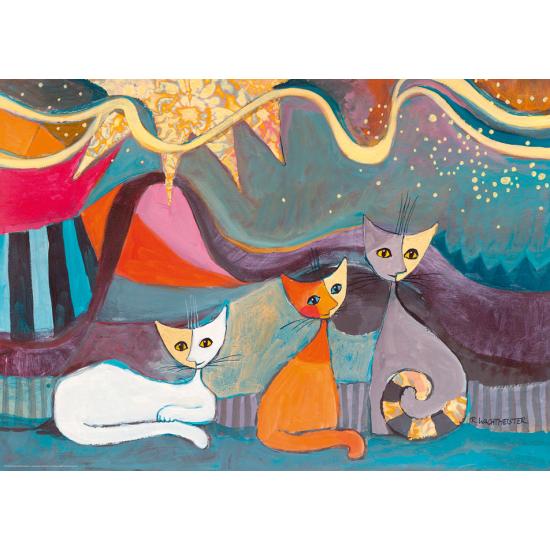 Puzzle de fita amarela heye 1000 peças