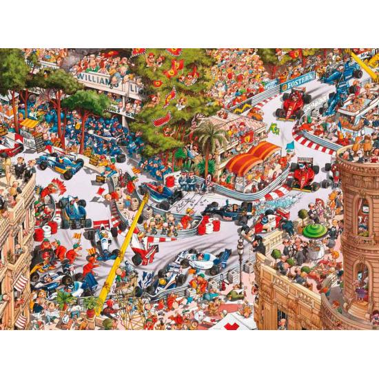 Puzzle Heye Classics of Monaco, Caixa Triangular de 1500 Peças Puzzle Heye Classics of Monaco, Caixa Triangular de 1500 Peças