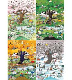 Heye Four Seasons Puzzle 2000 Peças