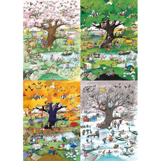 Heye Four Seasons Puzzle 2000 Peças