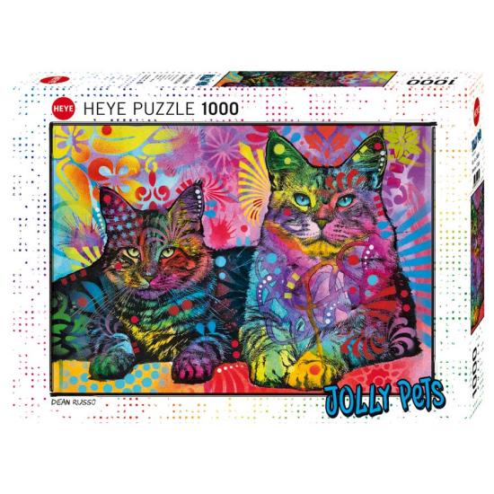 Puzzle Heye Dedicado a Gatos 1000 Peças Puzzle Heye Dedicado a Gatos 1000 Peças
