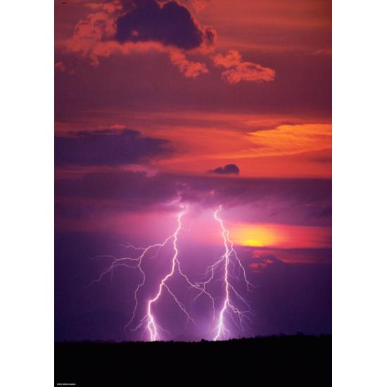 Puzzle de 1000 peças com relâmpago duplo