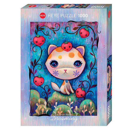 Heye Dreaming Puzzle, Gatinho e Morangos 1000 Peças