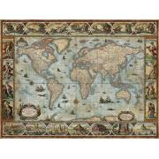 Puzzle Heye Mundo de Willem Blaeu de 1000 Peças