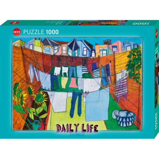 Puzzle Heye No pátio 1000 Peças