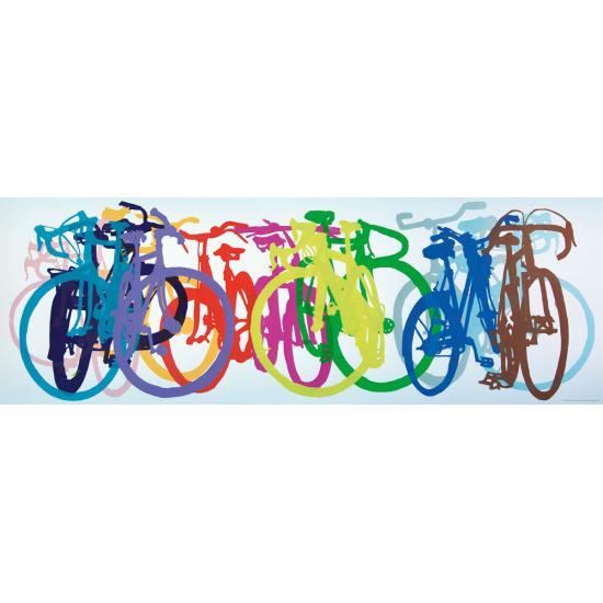 Puzzle de 1.000 peças em linha colorida