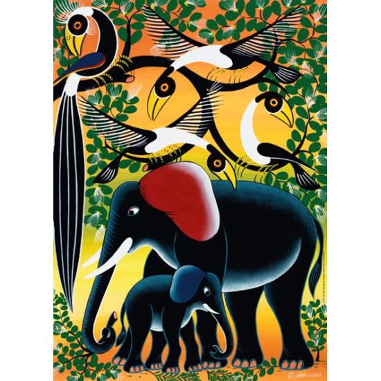 Puzzle Heye Elephant Family 1000 peças