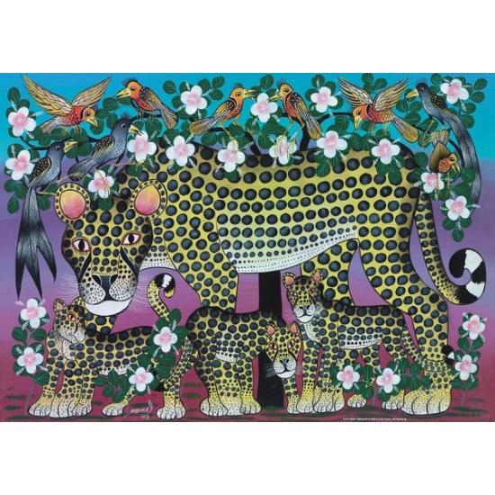 Puzzle Heye Família de Felinos de 1000 Peças
