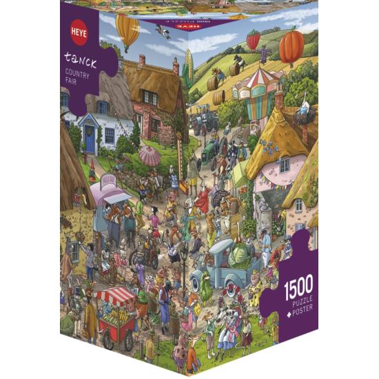 Puzzle Heye State Fair Caixa Triangular de 1500 Pzs