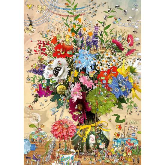 Heye Flowers with Life Puzzle 1000 Peças