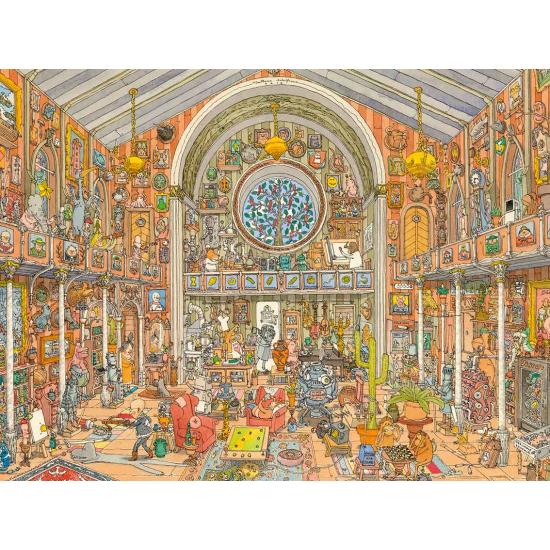 Puzzle do armário de curiosidades de 1500 peças da Heye