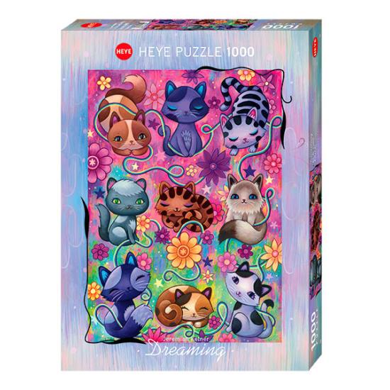 Heye Kittens Dreaming Puzzle de 1000 peças