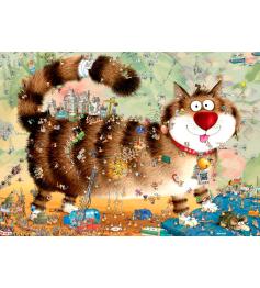 Heye Cat with Life Puzzle 1000 Peças