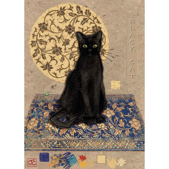 Heye Black Cat on the Carpet Puzzle 1000 peças