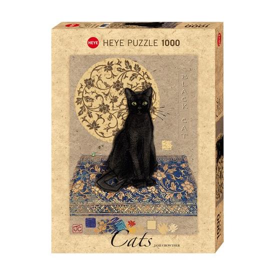 Heye Black Cat on the Carpet Puzzle 1000 peças