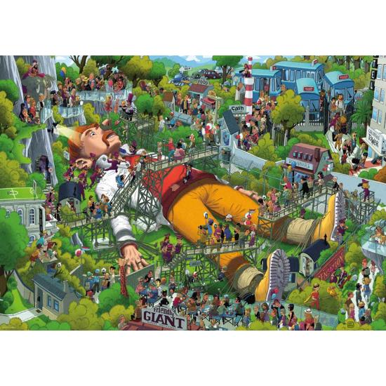 Heye Gulliver Puzzle, Caixa Triangular de 1000 Peças