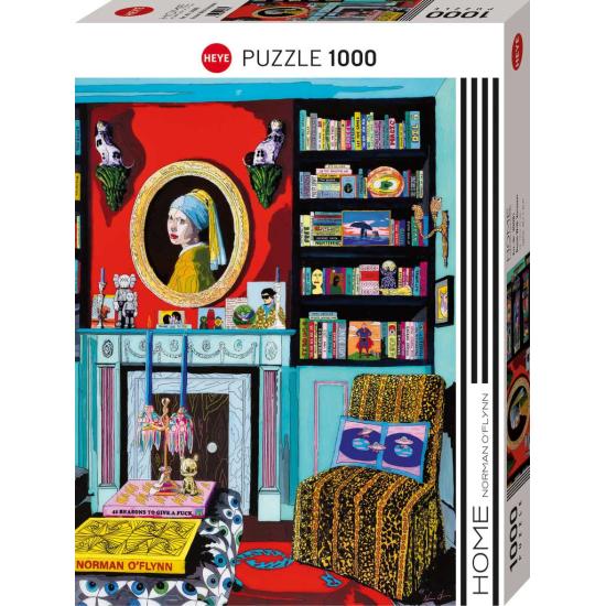 Puzzle Heye Quarto com Vermeer 1000 Peças
