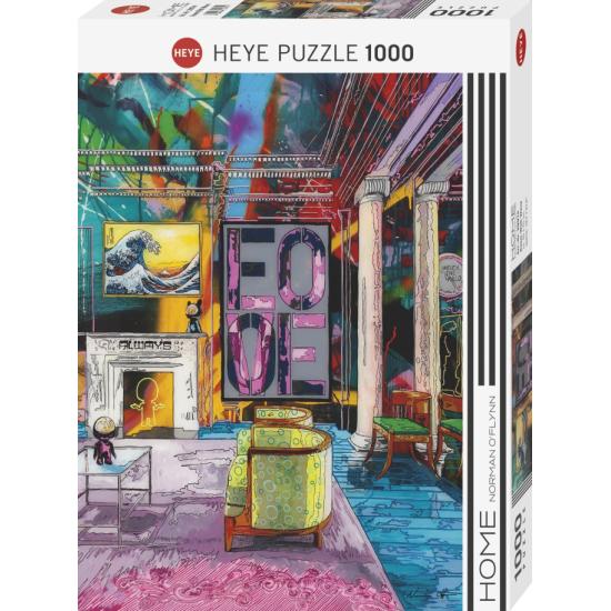 Sala de Puzzles Heye com Wave 1000 Peças