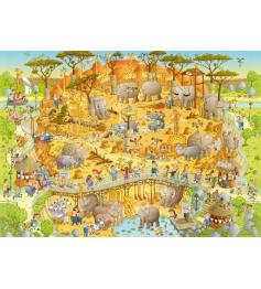 Puzzle de 1000 peças Heye Habitat Africano