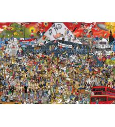 Puzzle de história da música britânica de 2.000 peças