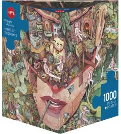 Puzzle Heye Home of Thoughts Caixa Triangular de 1000 Pçs