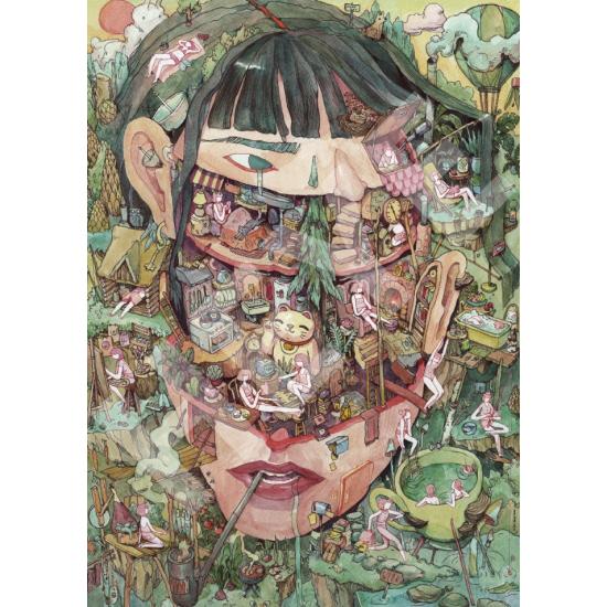 Puzzle Heye Home of Thoughts Caixa Triangular de 1000 Pçs