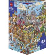 Heye Hollyworld Puzzle Caixa Triangular de 1.500 unidades