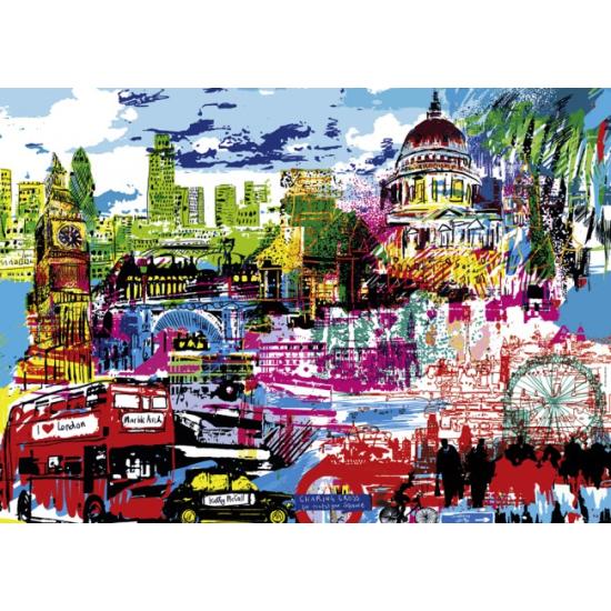 Ei, eu amo Londres, Puzzle de 1000 peças Ei, eu amo Londres, Puzzle de 1000 peças