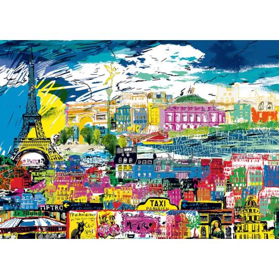 Ei, eu amo Paris, Puzzle de 1000 peças